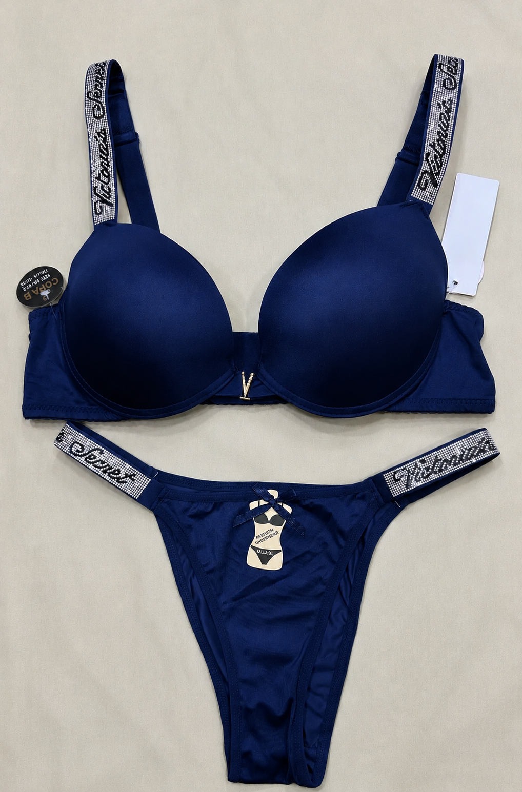 Ruby Luxe Diamond Bra Set ✨