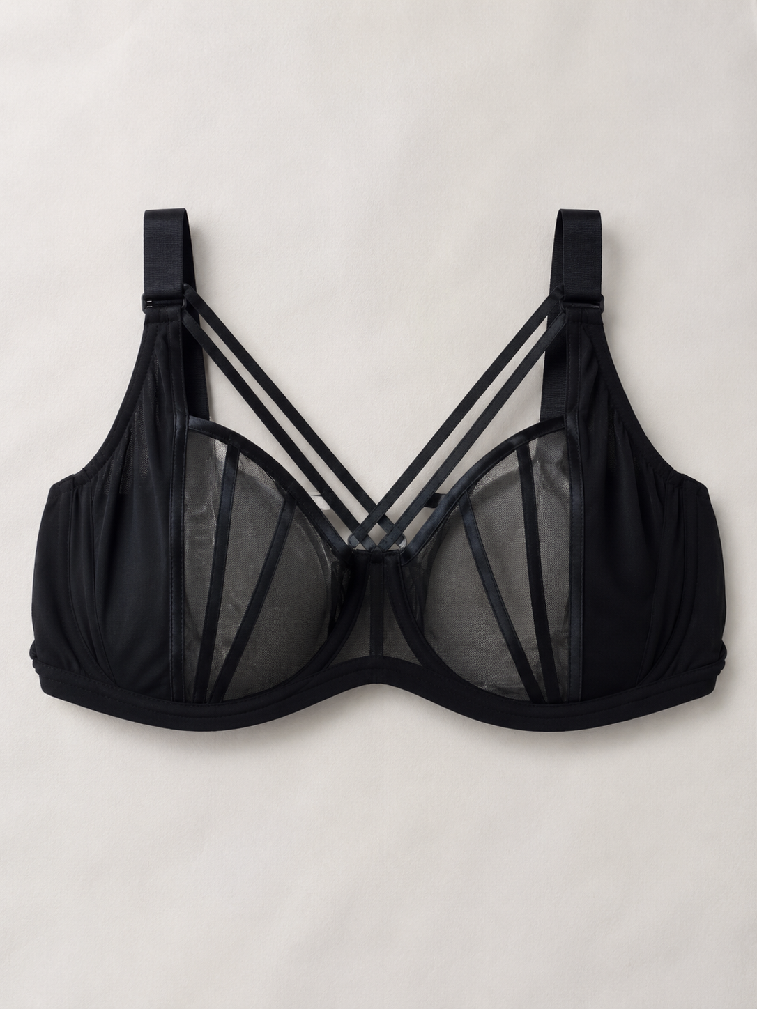Pack of 3 Elegance Sheer Support Bra