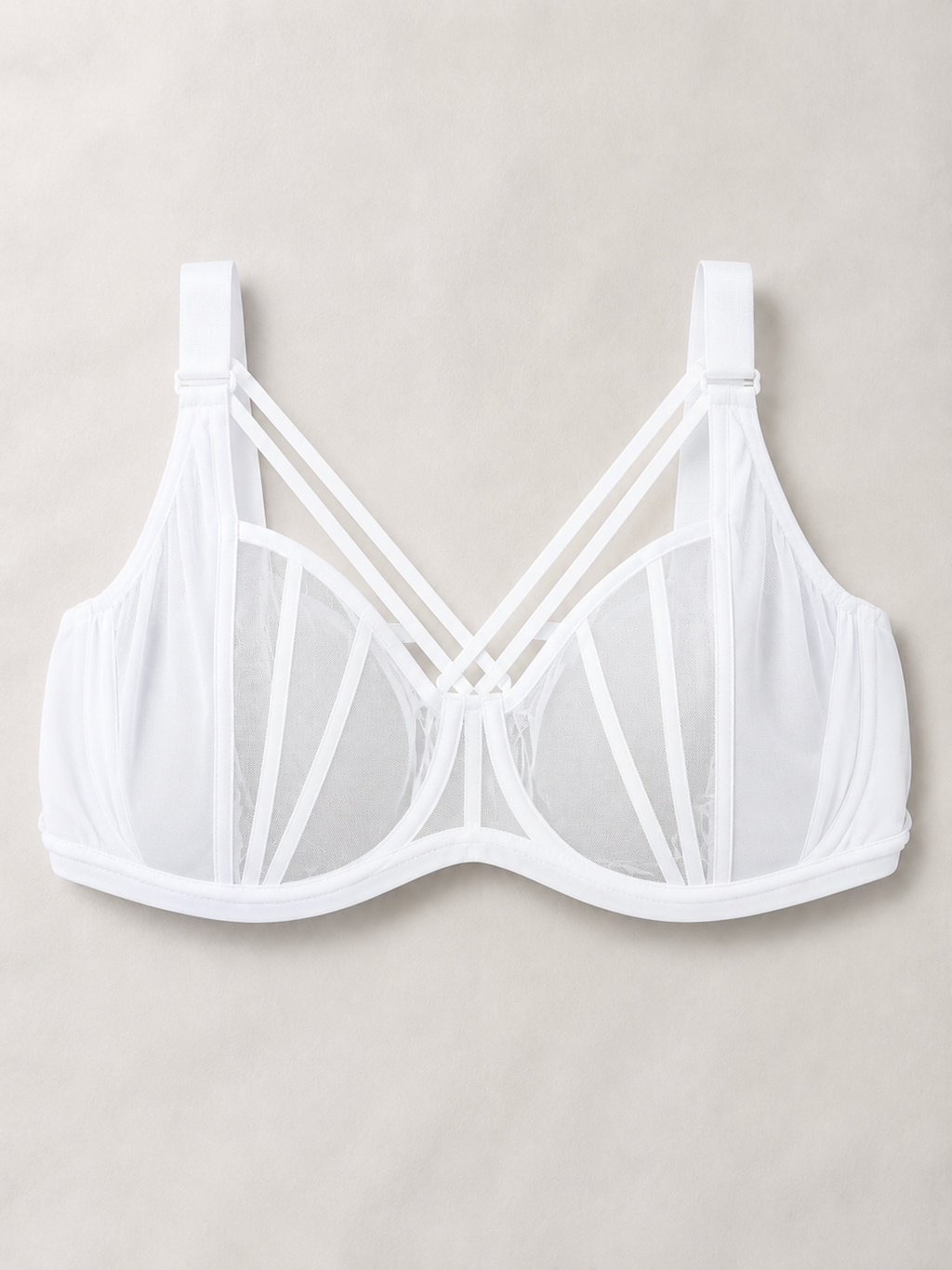 Pack of 3 Elegance Sheer Support Bra