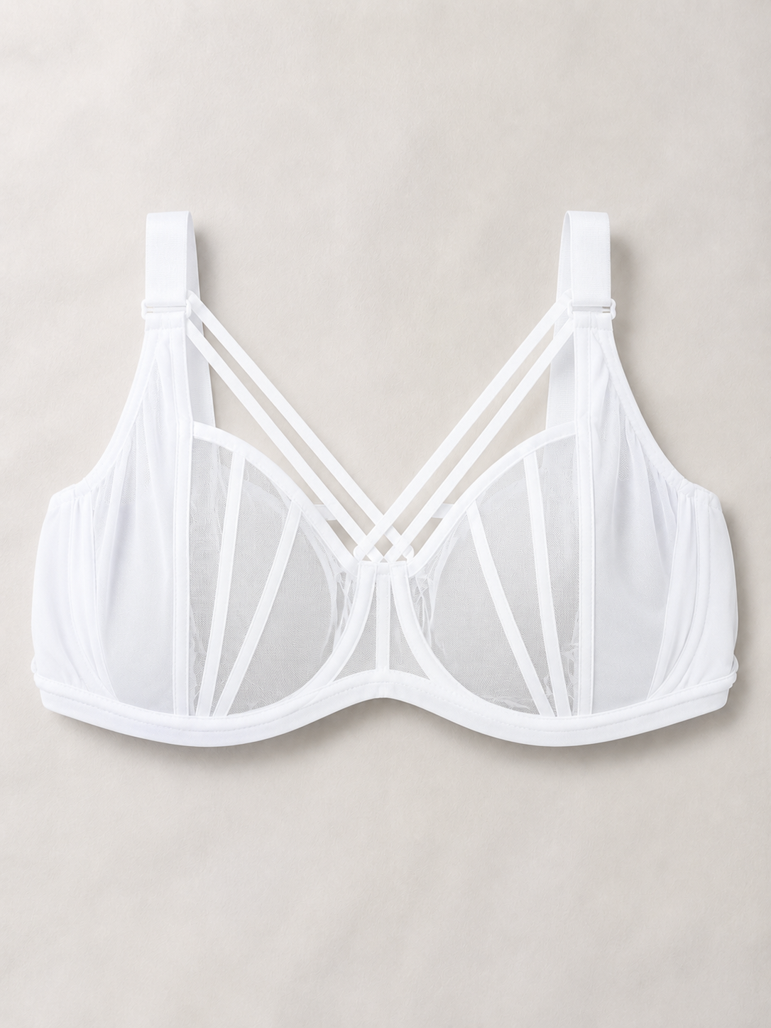 Pack of 3 Elegance Sheer Support Bra