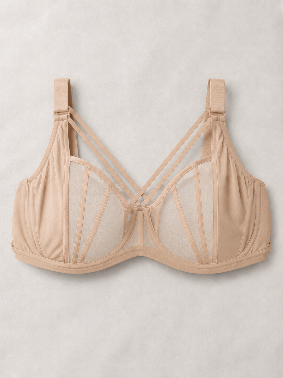 Pack of 3 Elegance Sheer Support Bra