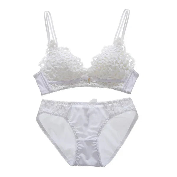 Pack of 3 Floral Design Push-Up Bra
