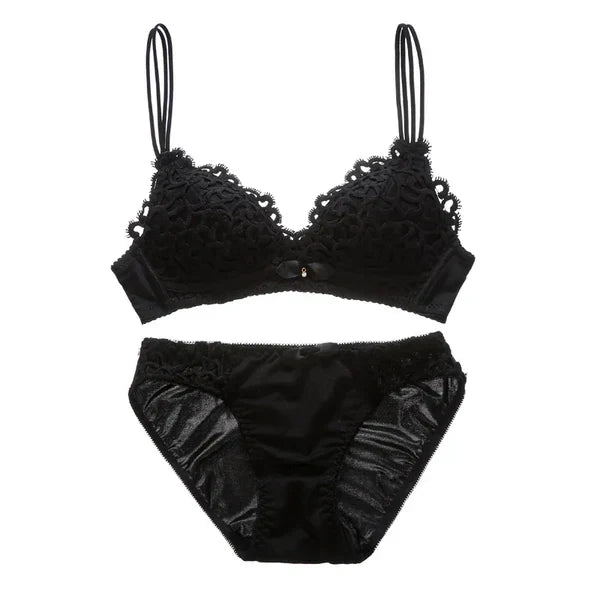 Pack of 3 Floral Design Push-Up Bra