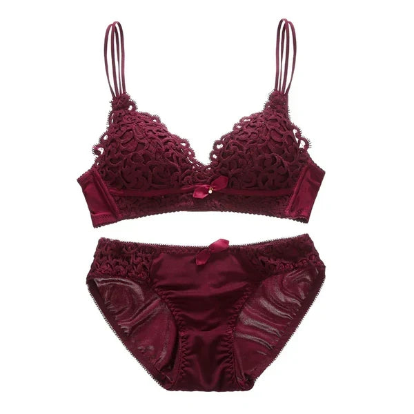 Pack of 3 Floral Design Push-Up Bra