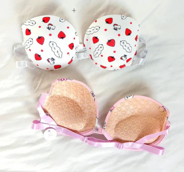 Pack of 3New Hello Kitty Bra Set - Premium by Luxury Desires