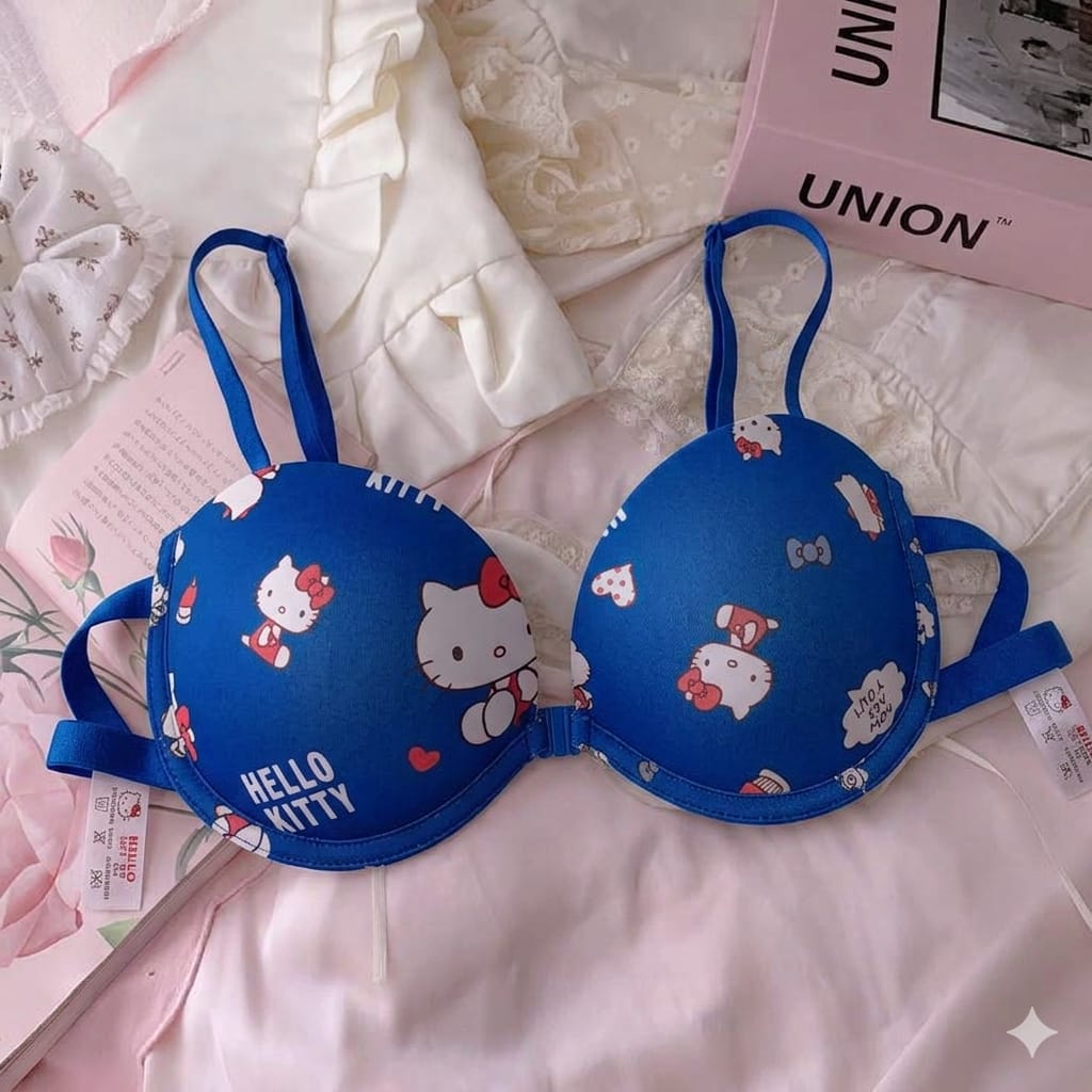 Pack of 3New Hello Kitty Bra Set - Premium by Luxury Desires