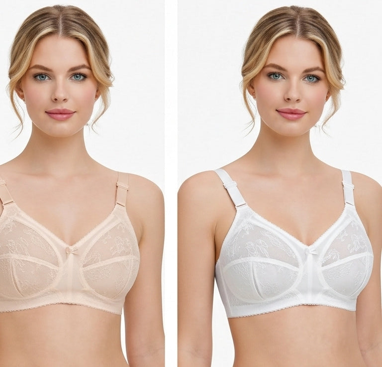 Pack of-2 Triumph Doreen Classic Non-Padded Full Coverage Bra for Women
