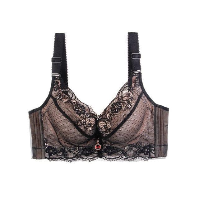 Lace Underwire Padded Push Up Bralette